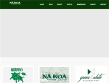 Tablet Screenshot of nakoa.org